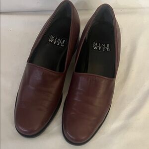 Nine West Burgundy Loafers